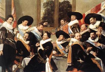 Frans Hals : Banquet Of The Officers Of The St George Civic Guard Company